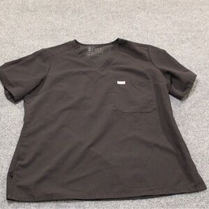 Figs Black and Navy Blue Scrub Top Bundle